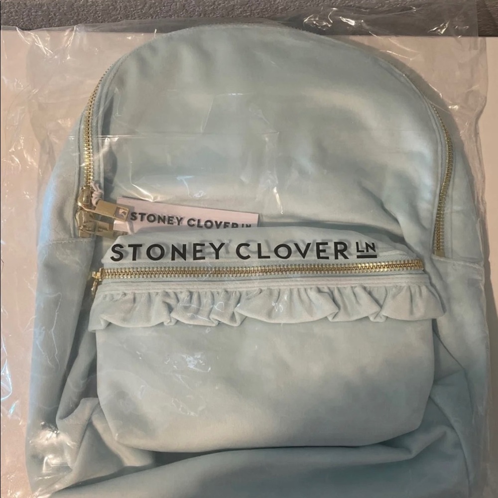 BNWT Stoney clover velvet backpack
